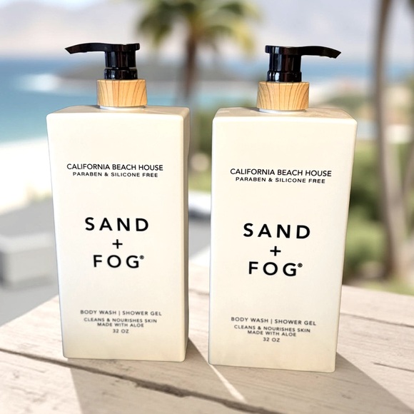 Sand + Fog Other - Sand & Fog NWT Qty 2 California Beach House Body Wash/Shower Gel 32 Fl Oz Each